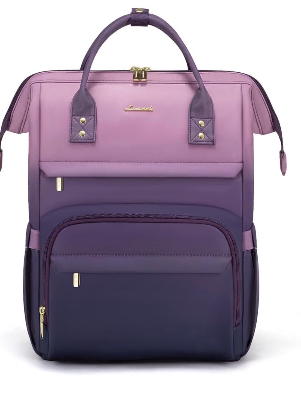 Lovevook Women’s Purple ombré Nylon Backpack